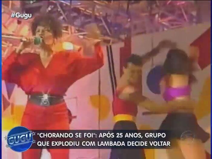 A famosa música Chorando se foi foi gravada e, em um mês, o disco foi colocado à venda nas lojas. Os empresários franceses rapidamente trataram de produzir um clipe para bombar ainda mais o hit

+ Gugu está no Facebook! Curta

+ Siga o perfil da atração no Twitter