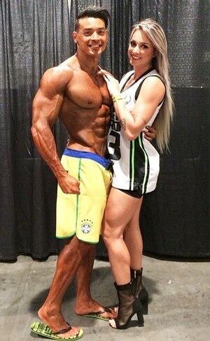 Juju Salimeni e Felipe Franco
