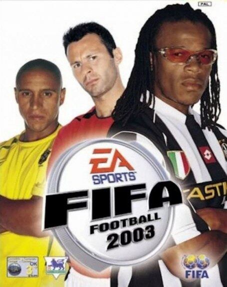 O retorno da capa global veio com o lançamento do FIFA Football 2003. O lateral-esquerdo Roberto Carlos, mais uma vez, aparace em destaque junto com o meia galês Ryan Giggs e
