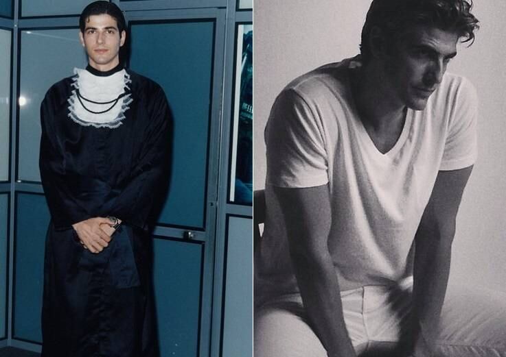 Os anos como modelo ajudaram bastante Reynaldo Gianecchini a se comportar na frente das câmeras. Ele está muito diferente do jovem tímido que nem sabia o que fazer com as mãos ao posar para uma lente