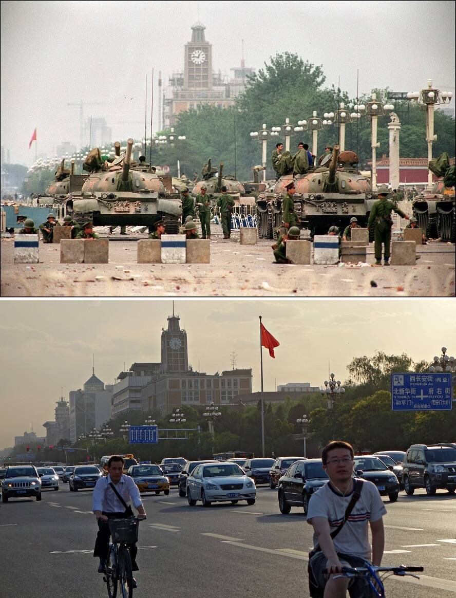 Um dos momentos mais violentos do confronto se deu na noite de 3 de junho, quando os tanques e a infantaria foram até à praça para dispersar os manifestantes e centenas de pessoas morreram.
De acordo com a Cruz Vermelha, entre sete e dez mil pessoas ficaram feridas nesse dia