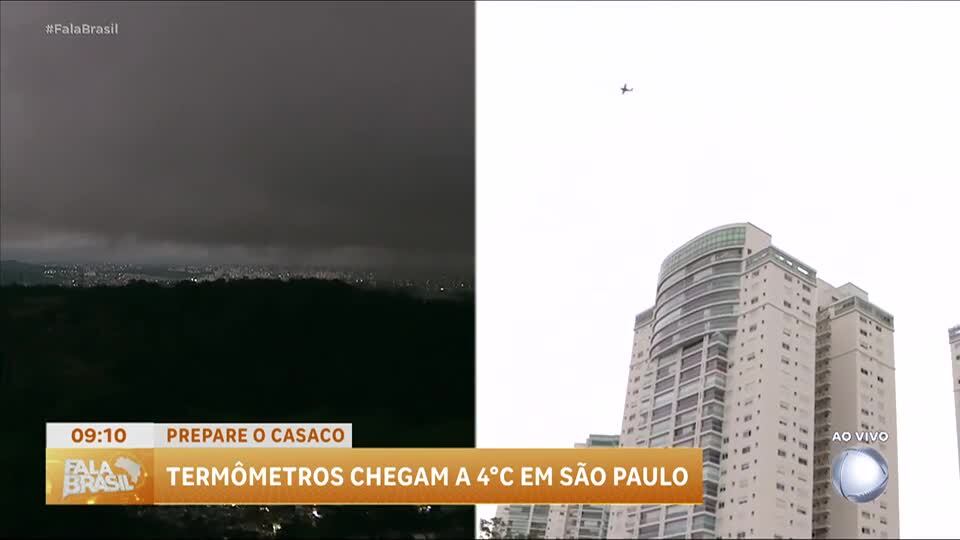 Ventos fortes provocam alterações e desvios de voos no Aeroporto Internacional de Guarulhos, em SP