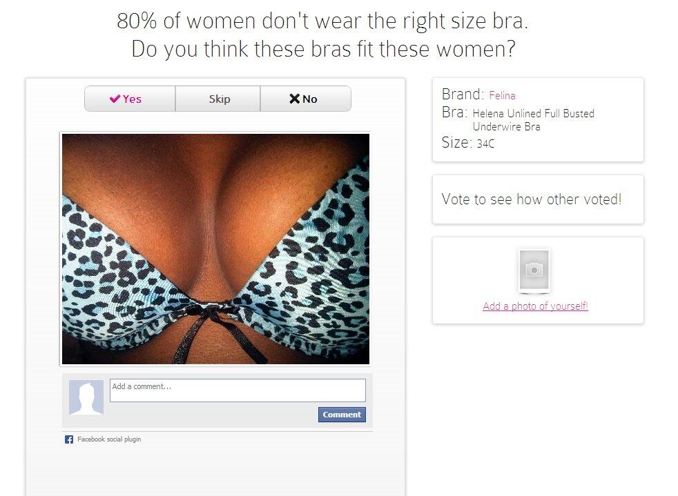 rede social, sutiã, tamanho