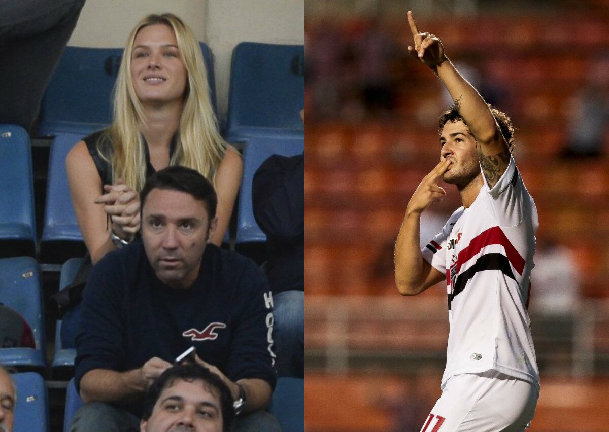 Os olhares de Fiorella Mattheis dão sorte para Alexandre Pato, pelo menos, foi o que deu para notar na primeira vez em que a gata foi acompanhar o namorado em um jogo do São Paulo

Casal Patorella: Saiba a polêmica do namoro de Pato e Fiorella Mattheis