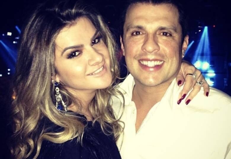 A ex-peoa Mirella Santos e seu marido, Ceará, também gostam da noite e de ir a eventos. Milrella, atualmente, está grávida