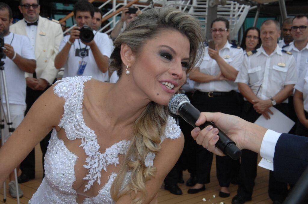 Filho de Susana Vieira se casa em cruzeiro de música eletrônica