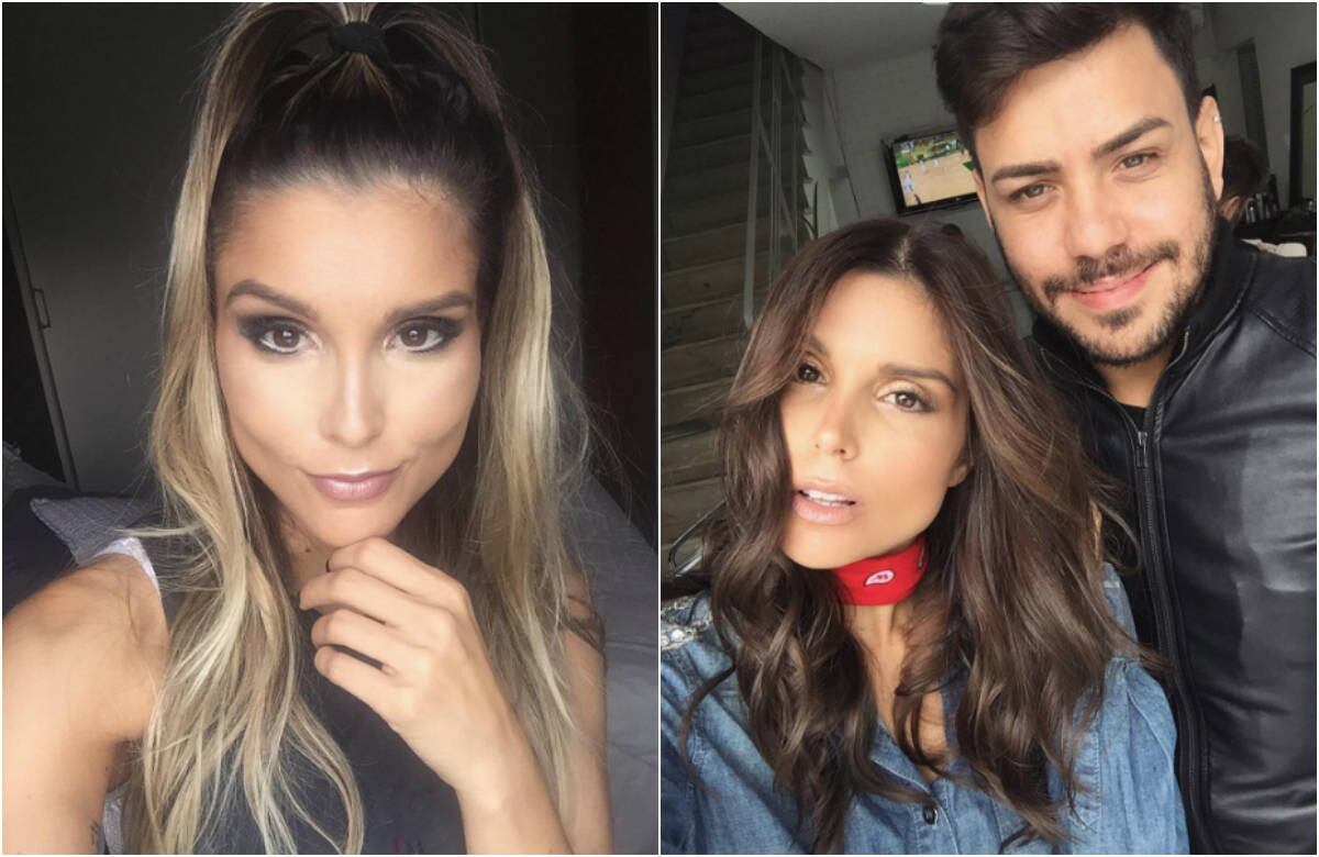 Flávia abandonou os fios loiros