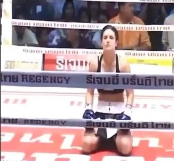 A gata perdeu sua primeira luta em 2009, para a brasileira Cristiane Santos