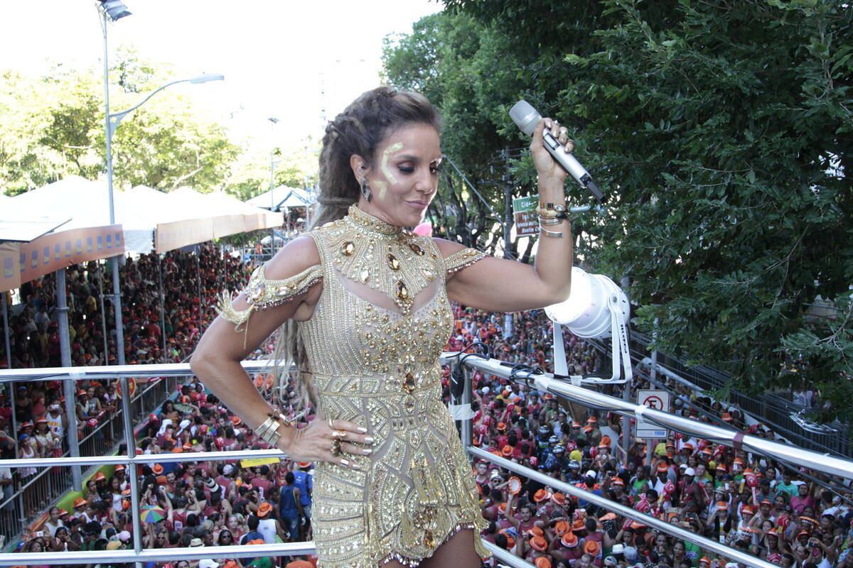 Neste domingo (7), a morena botou pra quebrar no circuito Campo Grande, em Salvador