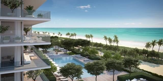 Os apartamentos contam com "varandão" com vista panorâmica para as praias do sul da Flórida