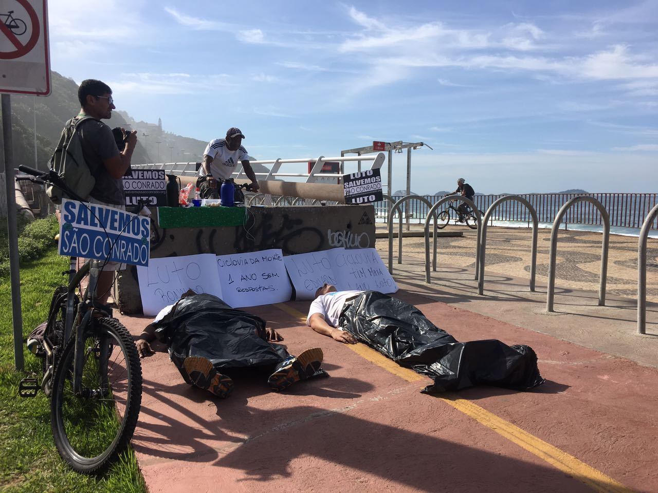 Manifestantes cobraram respostas do poder público