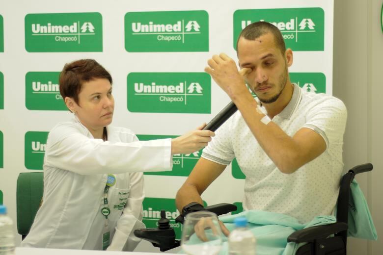 Neto mais uma vez disse que não se lembra do momento exato do acidente com o avião da LaMia
