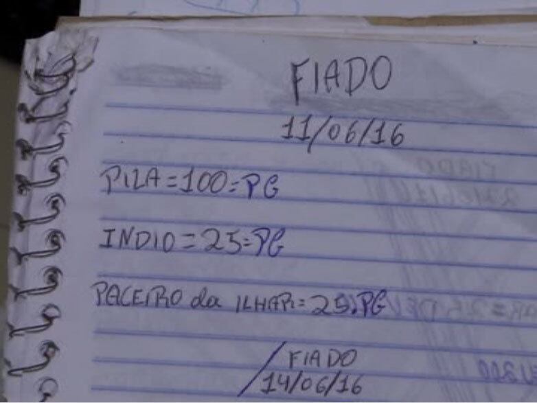 Segundo a policia, o líder
da quadrilha  é Washington Davi Santos da Silva, o Boca Mole, de 30 anos.
Ele é acusado de 26 homicídios e  está preso desde 2013, no presídio de segurança
máxima de Serrinha, no interior baiano, mas a agenda mostra que o traficante
continua comandando o comércio de drogas na região