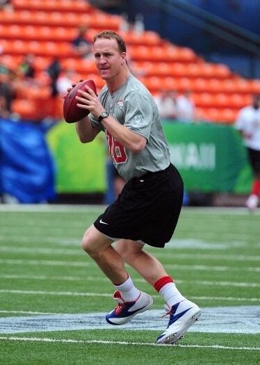 E
para o também astro da NFL e quaterback do Denver Broncos, Peyton Manning