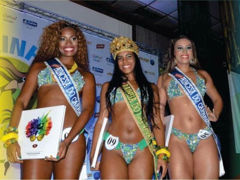 Vencedoras do concurso "Rainha do Carnaval 2014"