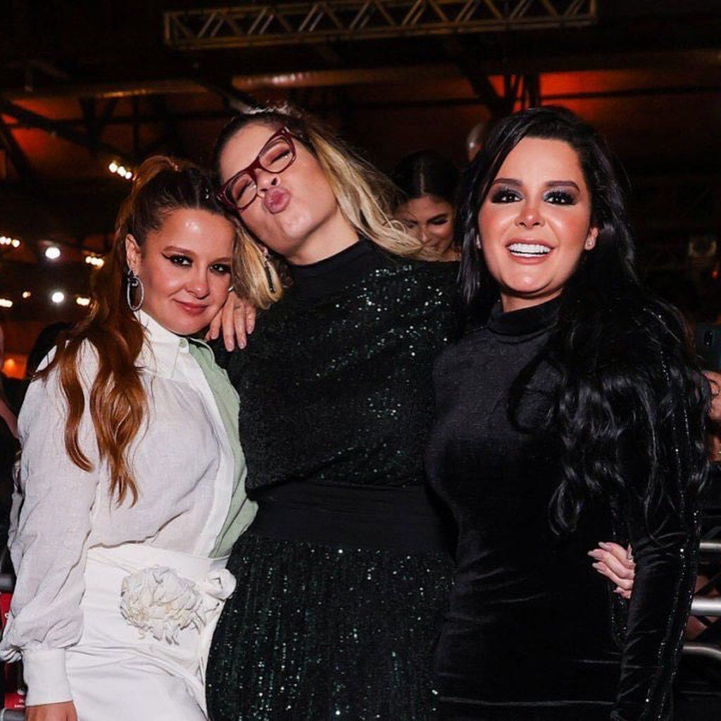 Fora dos palcos, elas também
colecionavam momentos juntas