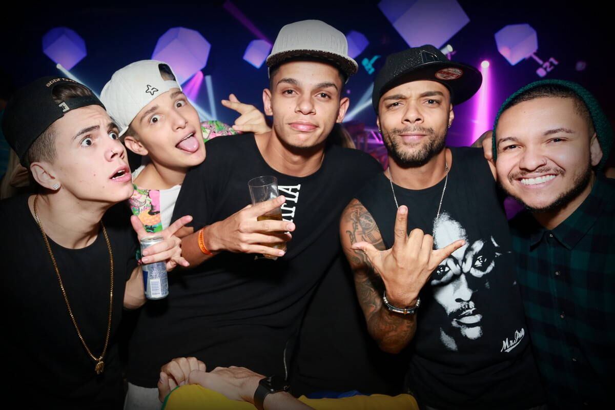 Depois da farra, o grupo foi curtir o resto da noite em outra balada carioca