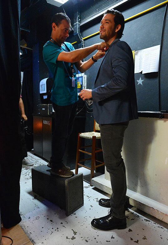 Já no estúdio, hora dos últimos retoques para entrar no ar