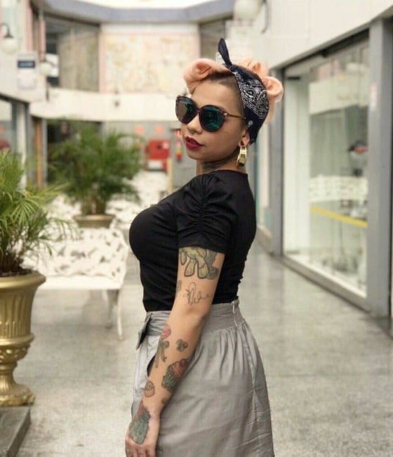 Brisa foi assediada por um tatuador