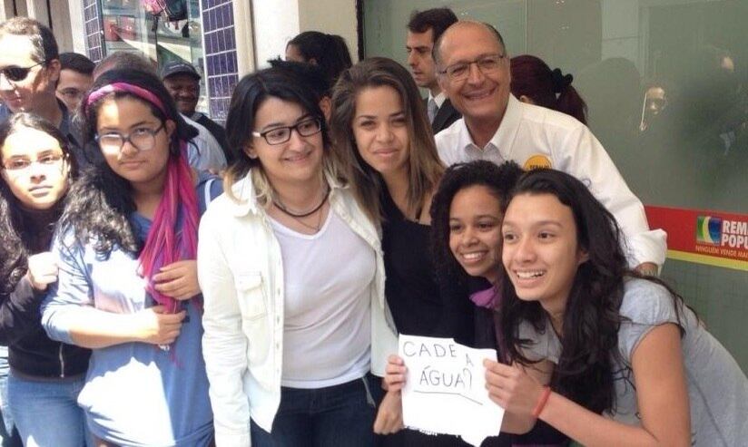 Alckmin percebeu a brincadeira, mas não comentou