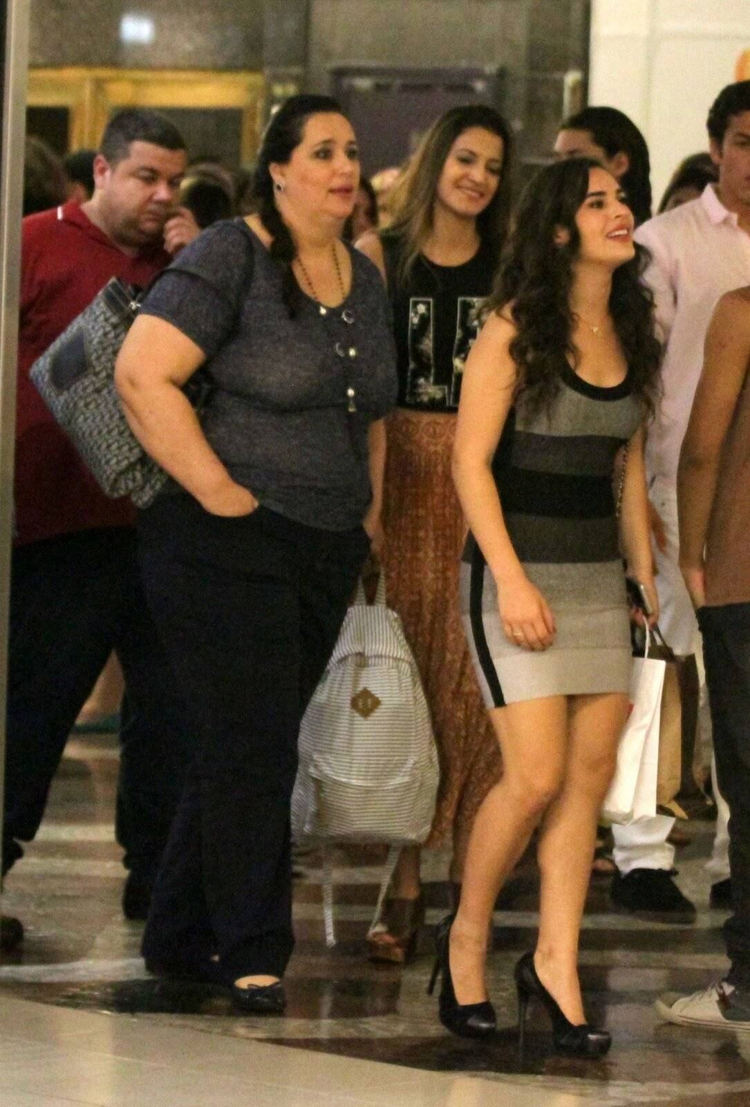 A atriz estava em um shopping na Gávea, no Rio de Janeiro