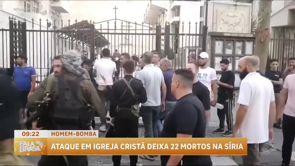 Atentado em igreja na Síria deixa 22 mortos e mais de 60 feridos