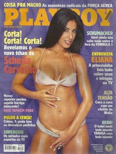 Quando ganhou o concurso e passou a dançar com o grupo de
axé por todo o Brasil, Scheila tinha curvas e foi eleita a mais bonita do mundo
inúmeras vezes 