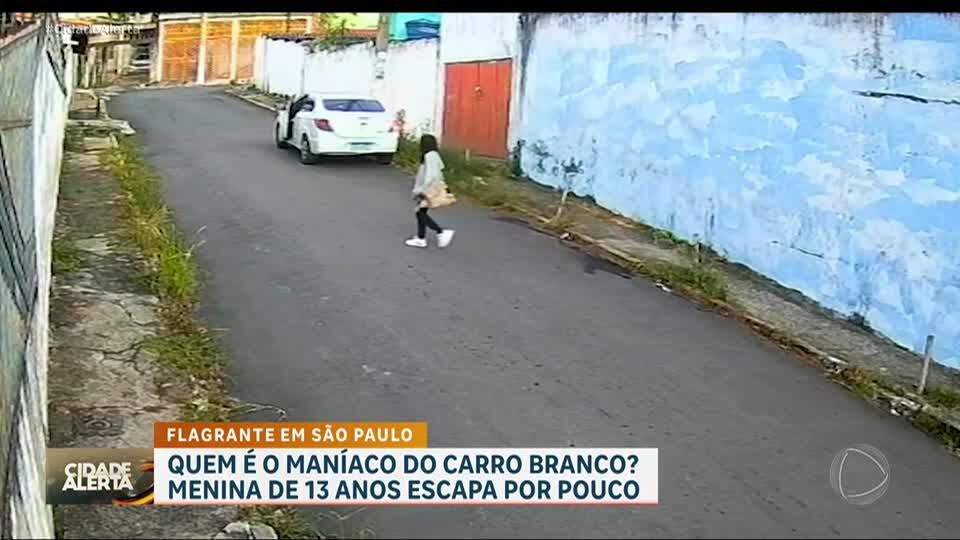 ‘Maníaco do carro branco’: homem é procurado suspeito de perseguir meninas na zona leste de SP