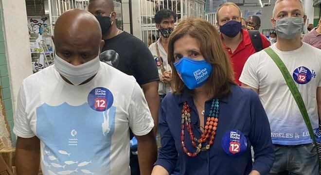 Martha Rocha visitou o Mercadão de Madureira