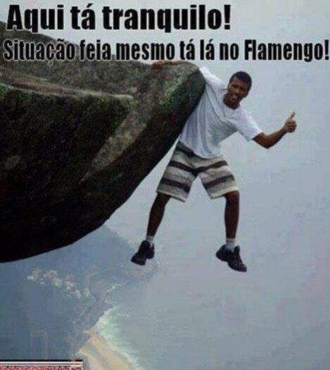 

O Flamengo soma apenas três pontos a mais do que a
Portuguesa, a primeira equipe que aparece na zona de rebaixamento do
Brasileirão

