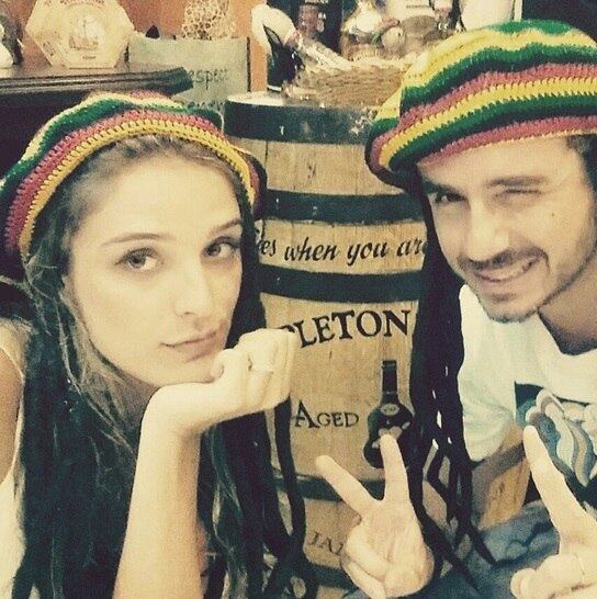 4) Quando ela publicou esta foto nada romântica com o maridão, o repórter Felipe Andreoli