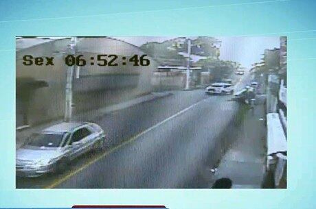 Veículo invadiu o passeio onde estava a vítima