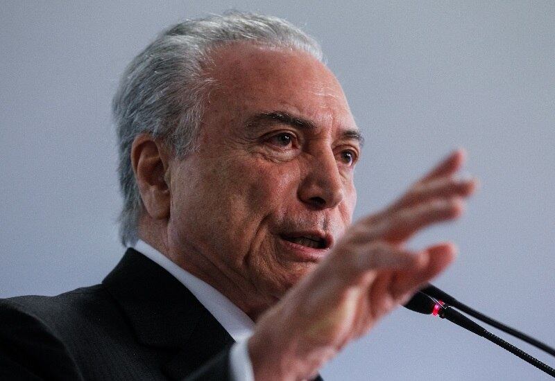 Mais cedo, Temer recebeu os ministros da Secretaria-Geral, Wellington Moreira Franco, e da Casa Civil, Eliseu Padilha