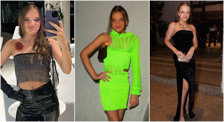 Rafaella Justus recebeu sua carteirinha de it girl em 2023 e entregou não só um, mas vários looks bafônicos. Foram diferentes cores, texturas e modelos para todos os gostos. E, mesmo com a pouca idade, a jovem já mostra que tem um lado fashionista cheio de estilo e personalidade. Confira alguns dos visuais mais marcantes:
