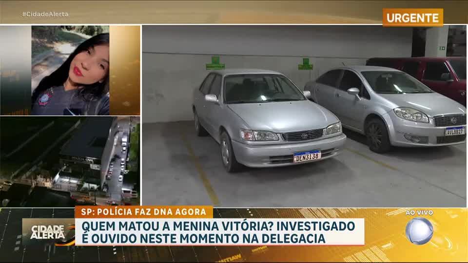 Caso Vitória: Cidade Alerta mostra carro que está sendo periciado para encontrar pistas de suspeitos