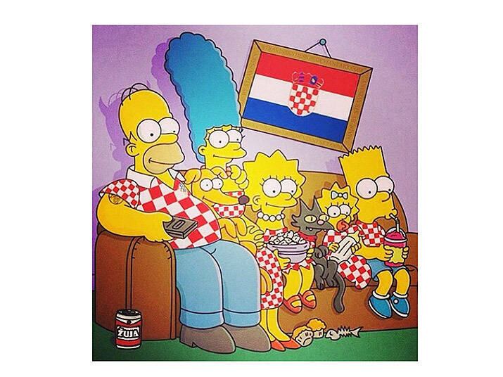 Croácia decoração para a Copa