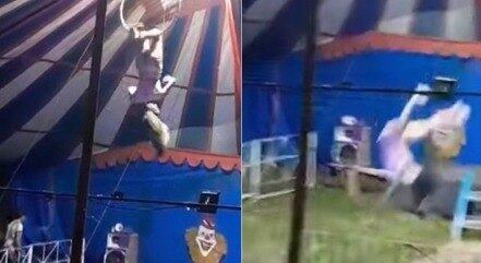 Artista sofreu apenas escoriações