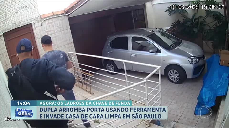 Dupla arromba e invade casa com chave de fenda na zona sul de São Paulo