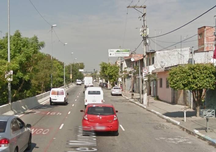 A avenida Calim Eid ganhou 1,2 km de ciclovia na quarta-feira (12)