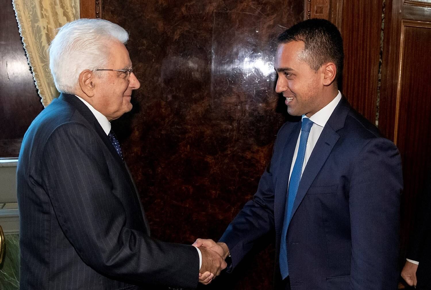 Presidente Mattarella recebeu Di Maio, líder do M5S
