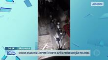 Novas imagens mostram morte de jovem após perseguição policial em SP