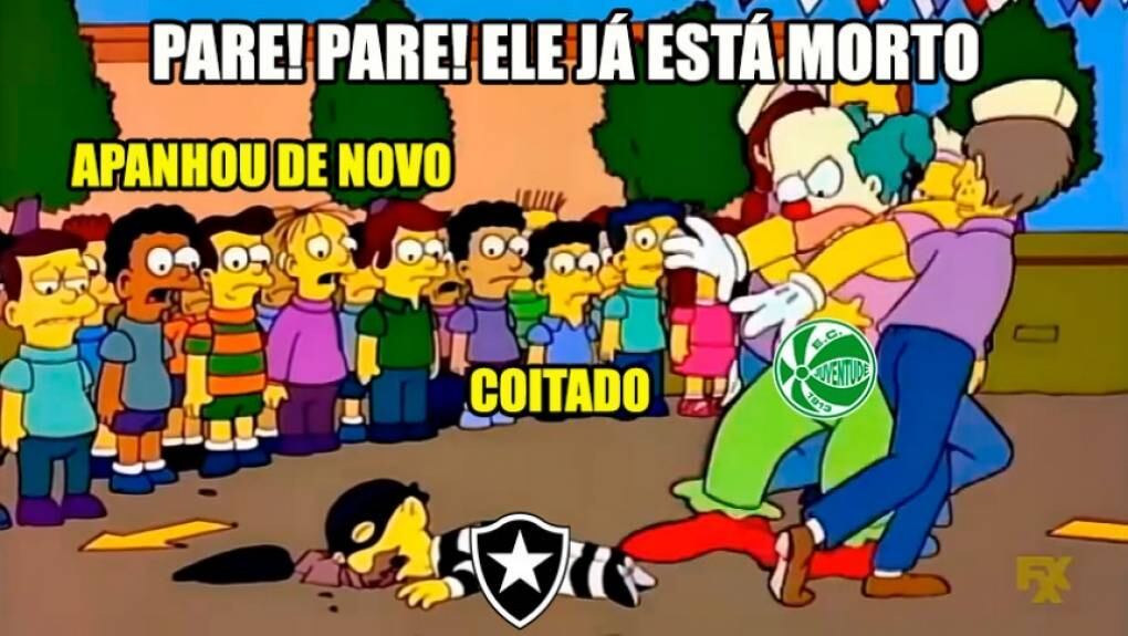 Os memes da eliminação do Botafogo para o Juventude (Reprodução)