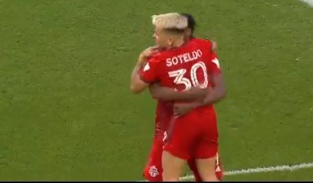 Soteldo marcou gol em vitória do Toronto