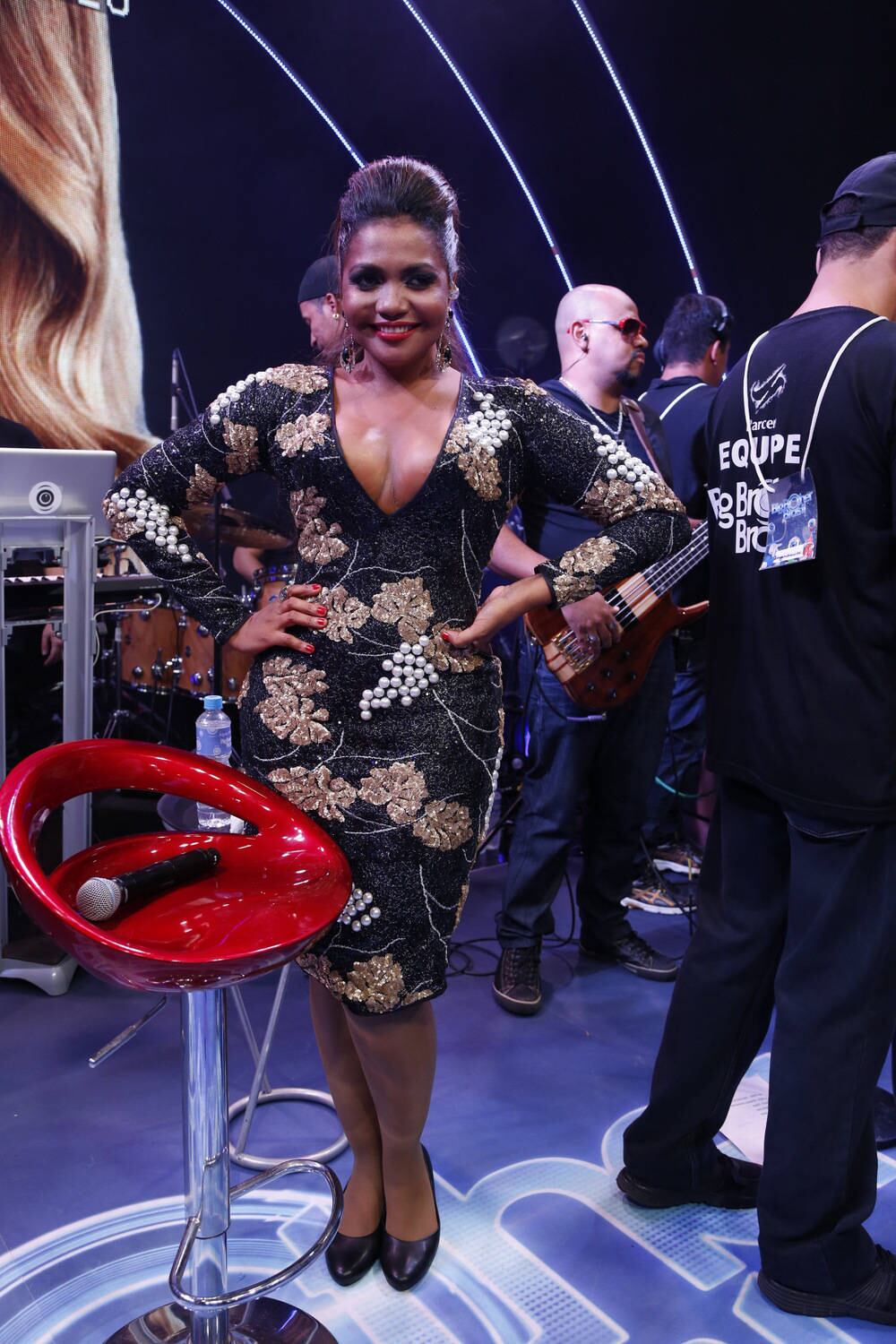 Gaby Amarantos participou do programa