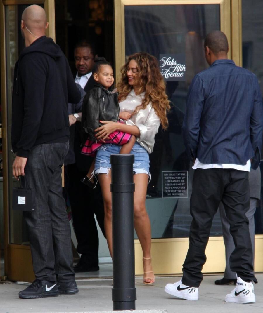 Jay Z ficou encantado com as caretas da filha