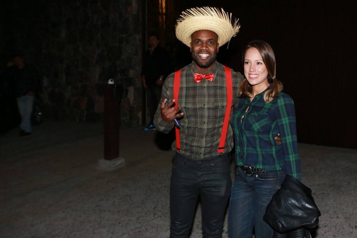 O ator Paulo Zulu também marcou presença na festa
