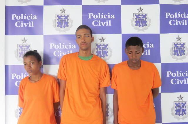 Géssica, "Willian Branco" e Rodrigues