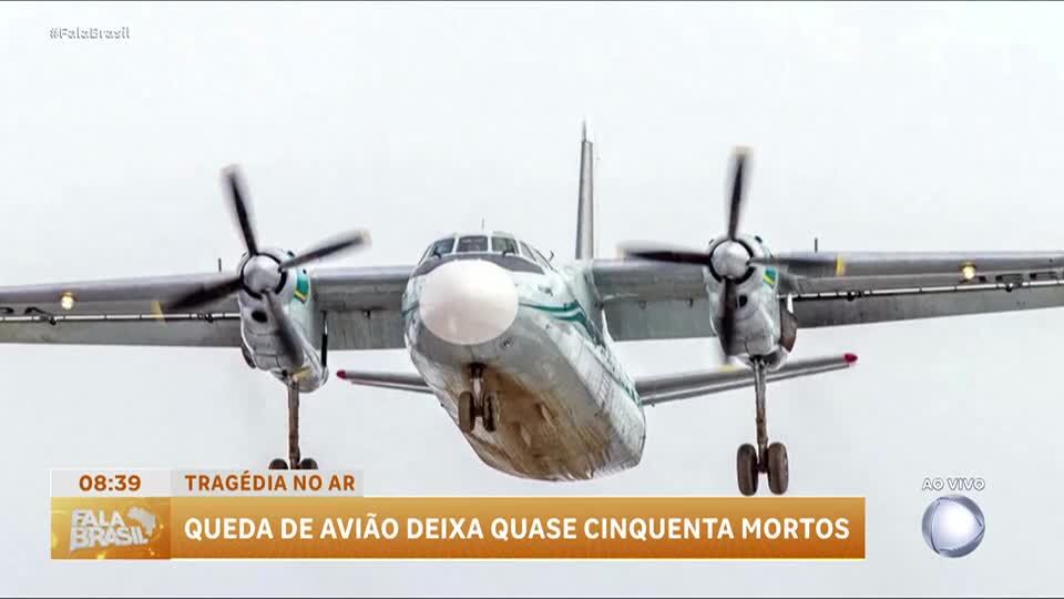Avião com quase 50 passageiros cai na Rússia; não há sobreviventes