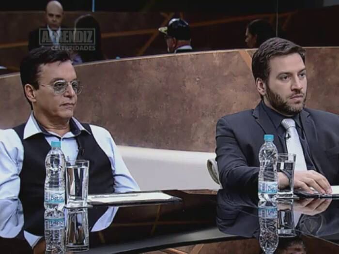 Nahim e Christiano Cochrane não conseguiram esconder as desavenças