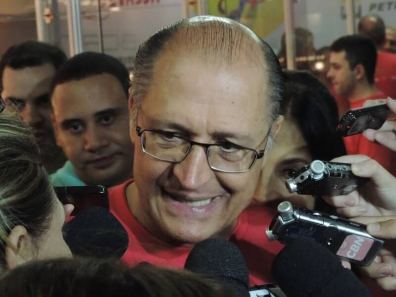 Geraldo Alckmin compareceu ao primeiro dia do Carnaval de SP